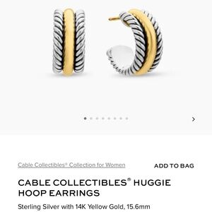 David Yurman earrings.